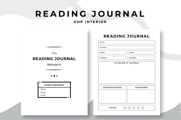 Avoid Costly Mistakes When Using the Reading Journal - KDP Interior