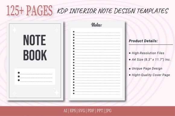 Notepad Templates for KDP: The Smart Publisherâs Shortcut to Professional Low-Content Interiors