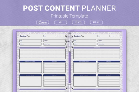 Post Content Planner Template: A Straightforward Tool for Planning Social Media Posts